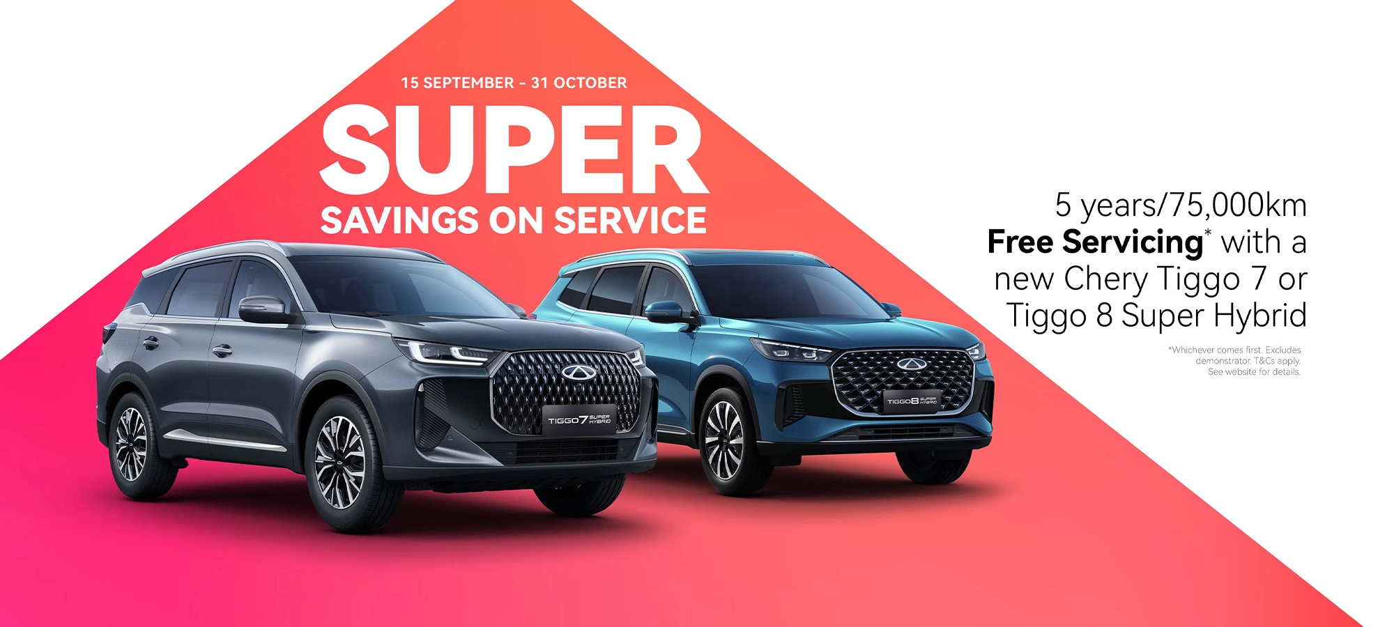 Super Savings On Service 2000x900
